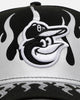 New Era Baltimore Orioles 'Metallic Flames' 9FORTY A-Frame Snapback Black/Silver