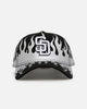 New Era San Diego Padres 'Metallic Flames' 9FORTY A-Frame Snapback Black/Silver