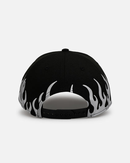 New Era San Diego Padres 'Metallic Flames' 9FORTY A-Frame Snapback Black/Silver