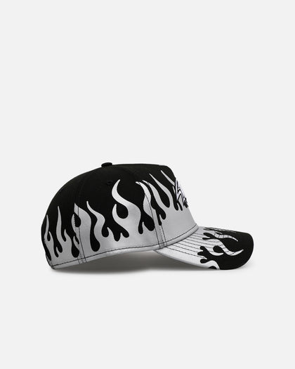 New Era Baltimore Ravens 'Metallic Flames' 9FORTY A-Frame Snapback Black/Silver