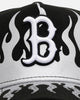 New Era Boston Red Sox 'Metallic Flames' 9FORTY A-Frame Snapback Black/Silver