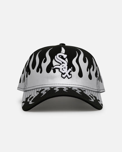 New Era Chicago White Sox 'Metallic Flames' 9FORTY A-Frame Snapback Black/Silver