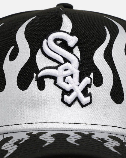 New Era Chicago White Sox 'Metallic Flames' 9FORTY A-Frame Snapback Black/Silver