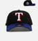 New Era Texas Rangers 'Pigment Dye Two Tone' 9FORTY A-Frame Snapback Black/Official Team Color