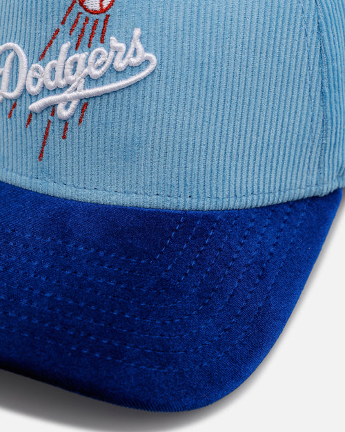 New Era Los Angeles Dodgers 'Dodgers Variety Pack' 9FORTY A-Frame Corduroy Snapback Sky Blue