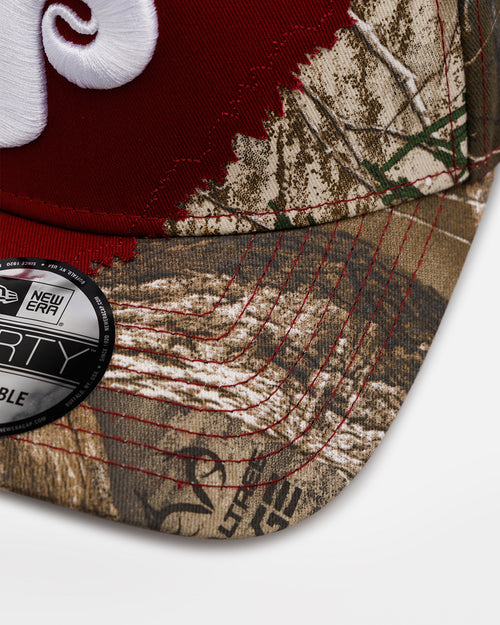 New Era Philadelphia Phillies 'Camo Tear Away' 9FORTY A-Frame Snapback Camo/Official Team Color