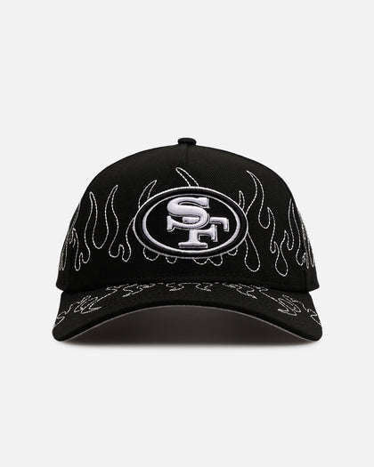 New Era San Francisco 49ers 'Outline Flames' 9FORTY A-Frame Snapback Black
