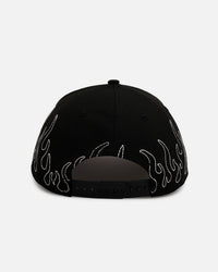New Era San Francisco 49ers 'Outline Flames' 9FORTY A-Frame Snapback Black