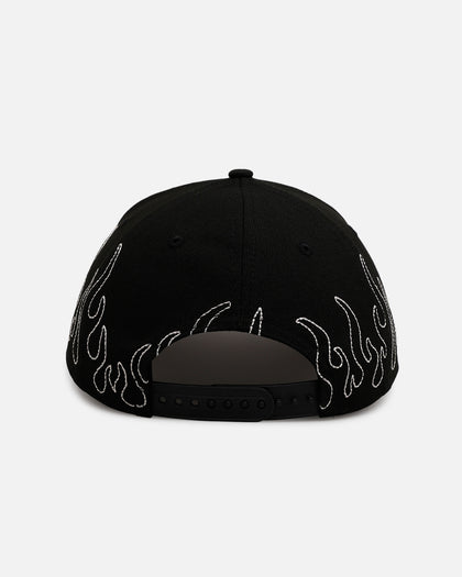 New Era San Francisco 49ers 'Outline Flames' 9FORTY A-Frame Snapback Black