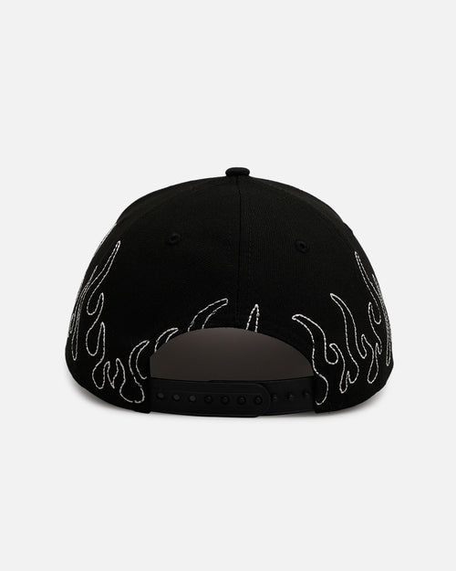 New Era San Francisco 49ers 'Outline Flames' 9FORTY A-Frame Snapback Black