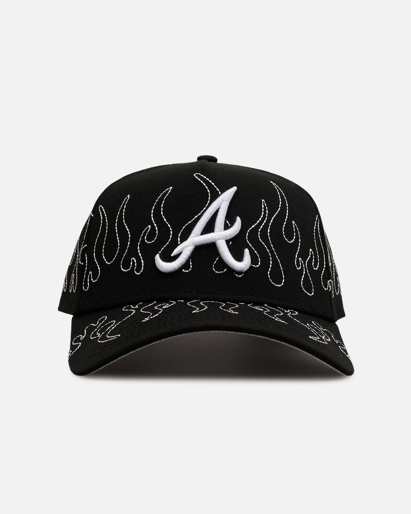 New Era Atlanta Braves 'Outline Flames' 9FORTY A-Frame Snapback