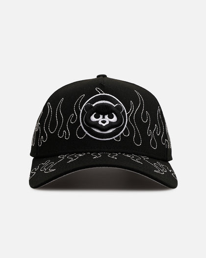 New Era Chicago Cubs 'Outline Flames' 9FORTY A-Frame Snapback Black