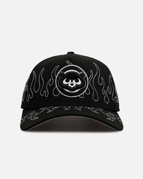 New Era Chicago Cubs 'Outline Flames' 9FORTY A-Frame Snapback Black