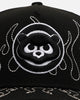 New Era Chicago Cubs 'Outline Flames' 9FORTY A-Frame Snapback Black