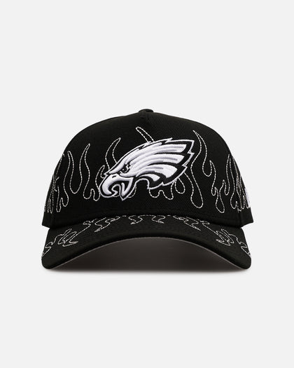 New Era Philadelphia Eagles 'Outline Flames' 9FORTY A-Frame Snapback Black