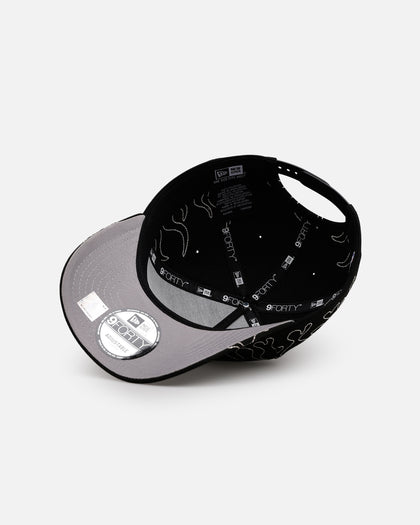 New Era Los Angeles Lakers 'Outline Flames' 9FORTY A-Frame Snapback Black