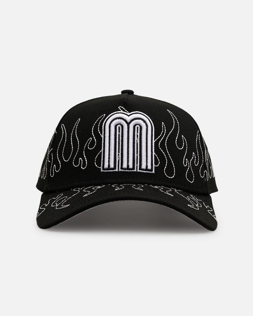 New Era Mexico National Baseball Team 'Outline Flames' 9FORTY A-Frame Snapback Black