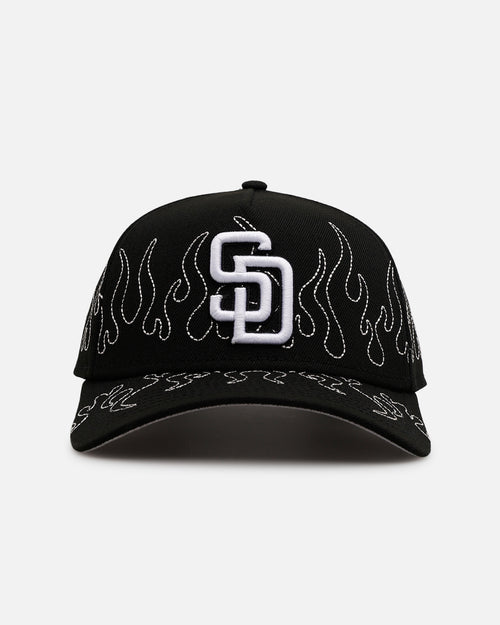 New Era San Diego Padres 'Outline Flames' 9FORTY A-Frame Snapback Black