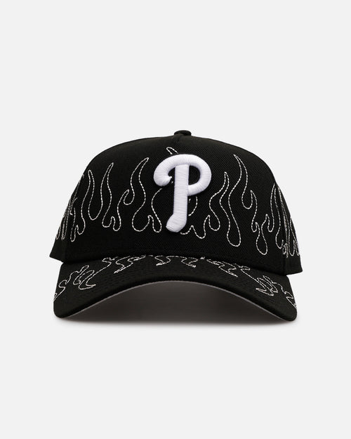New Era Philadelphia Phillies 'Outline Flames' 9FORTY A-Frame Snapback Black