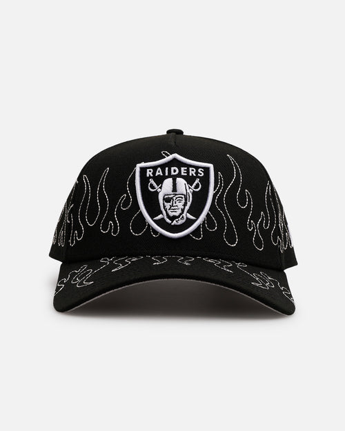 New Era Las Vegas Raiders 'Outline Flames' 9FORTY A-Frame Snapback Black