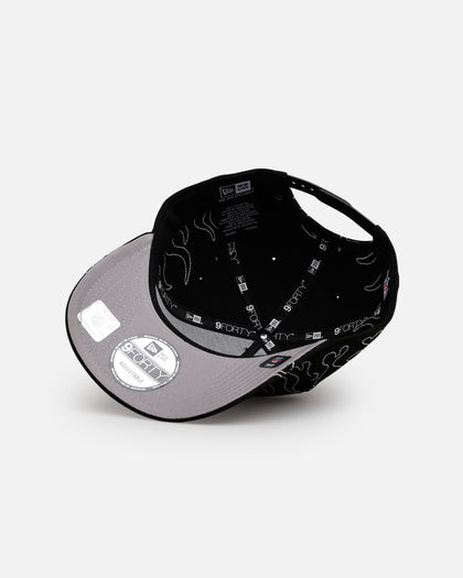 New Era Las Vegas Raiders 'Outline Flames' 9FORTY A-Frame Snapback Black