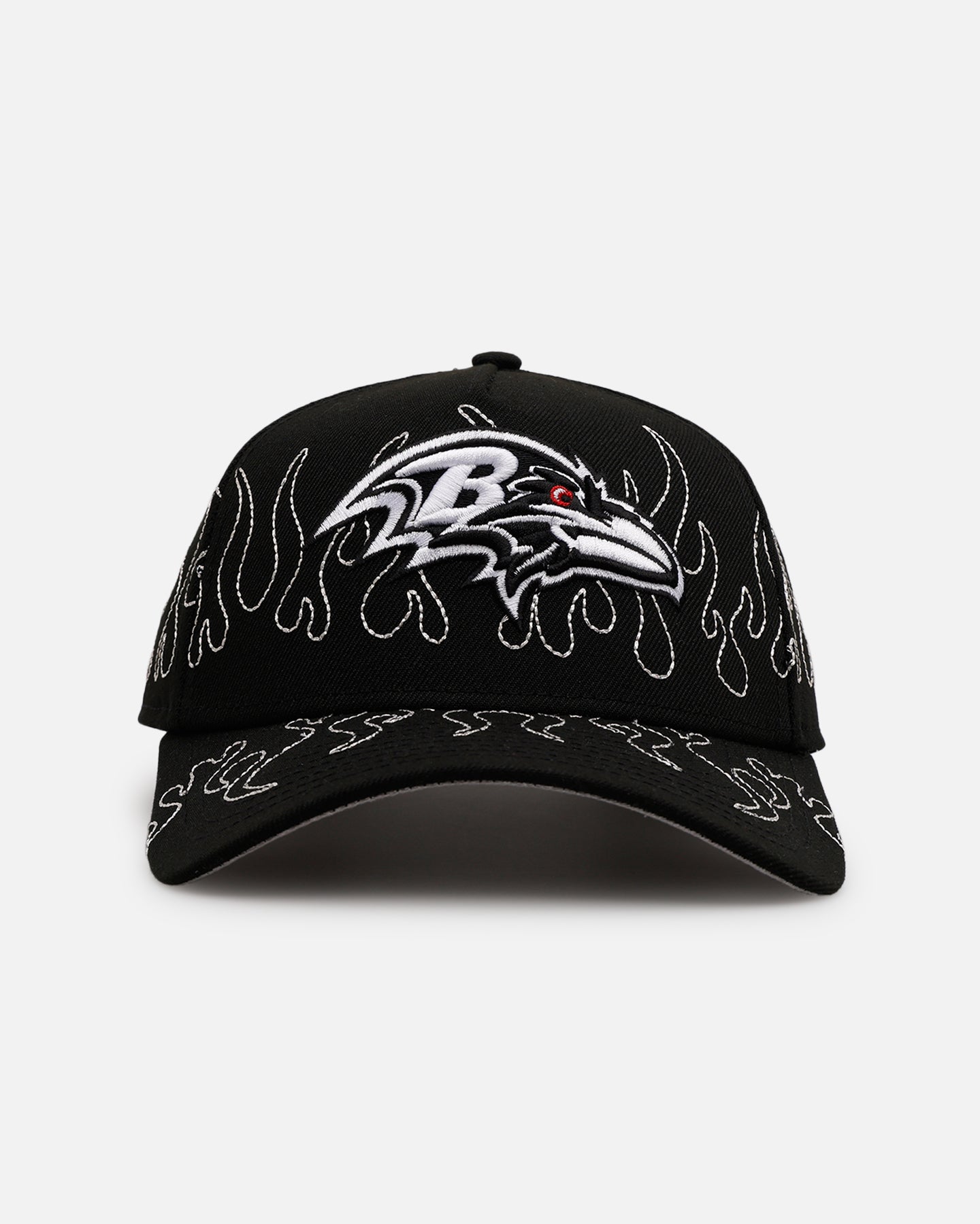 New Era Baltimore Ravens 'Outline Flames' 9FORTY A-Frame Snapback
