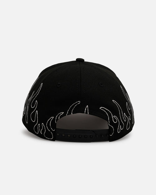 New Era Detroit Tigers 'Outline Flames' 9FORTY A-Frame Snapback Black