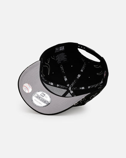 New Era Detroit Tigers 'Outline Flames' 9FORTY A-Frame Snapback Black