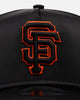 New Era San Francisco Giants 'Team Color Satin' 9FORTY A-Frame Snapback Official Team Color