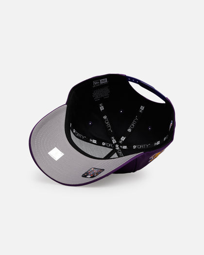 New Era Los Angeles Lakers 'Team Color Satin' 9FORTY A-Frame Snapback Official Team Color