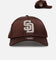 New Era San Diego Padres 'Team Color Satin' 9FORTY A-Frame Snapback Official Team Color