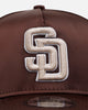 New Era San Diego Padres 'Team Color Satin' 9FORTY A-Frame Snapback Official Team Color