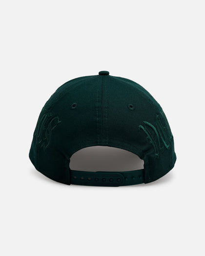 New Era New York Yankees 'Gothic Script Two Tone' 9FORTY A-Frame Snapback Dark Green/Black