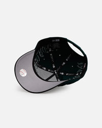 New Era New York Yankees 'Gothic Script Two Tone' 9FORTY A-Frame Snapback Dark Green/Black