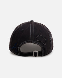 New Era Atlanta Braves 'Distressed And Worn' 9FORTY A-Frame Casual Strapback Navy