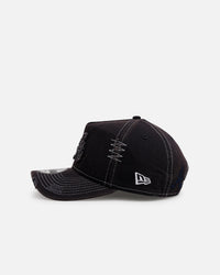 New Era Atlanta Braves 'Distressed And Worn' 9FORTY A-Frame Casual Strapback Navy