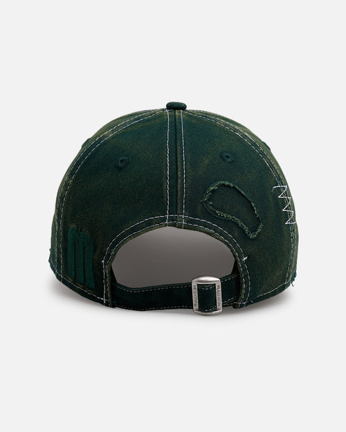 New Era Mexico National Baseball Team 'Distressed And Worn' 9FORTY A-Frame Casual Strapback Green