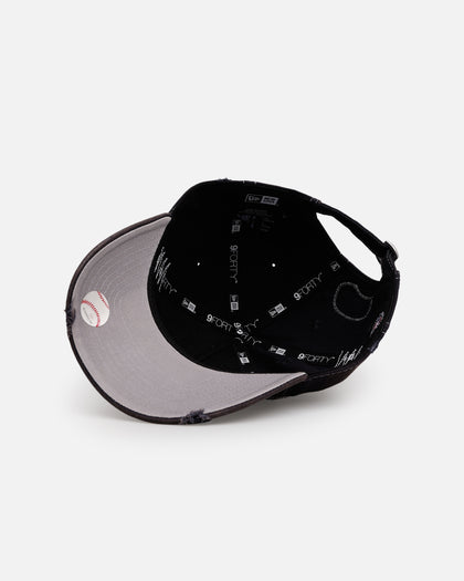 New Era New York Yankees 'Distressed And Worn' 9FORTY A-Frame Casual Strapback Navy