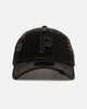 New Era Pittsburgh Pirates 'Distressed And Worn' 9FORTY A-Frame Casual Strapback Black