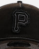 New Era Pittsburgh Pirates 'Distressed And Worn' 9FORTY A-Frame Casual Strapback Black