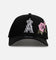 New Era Los Angeles Angels 'Pink Rose Embroidery' 9FORTY A-Frame Snapback Black/Pink