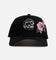 New Era Chicago Cubs 'Pink Rose Embroidery' 9FORTY A-Frame Snapback Black/Pink