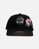 New Era Chicago Cubs 'Pink Rose Embroidery' 9FORTY A-Frame Snapback Black/Pink