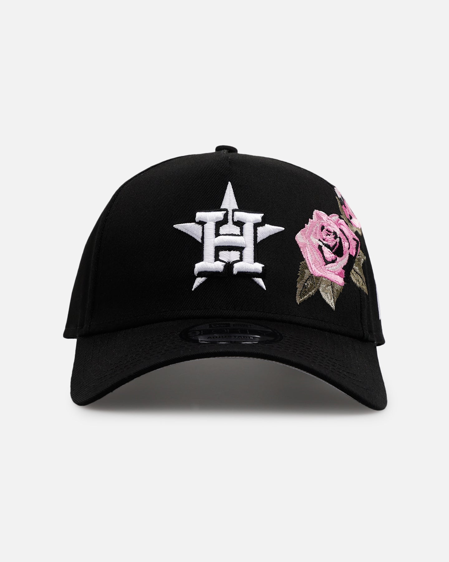 New Era Houston Astros 'Pink Rose Embroidery' 9FORTY A-Frame