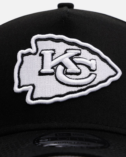 New Era Kansas City Chiefs 'Pink Rose Embroidery' 9FORTY A-Frame Snapback Black/Pink
