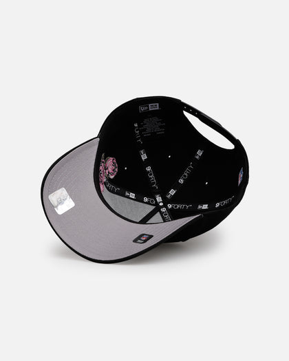 New Era Kansas City Chiefs 'Pink Rose Embroidery' 9FORTY A-Frame Snapback Black/Pink
