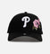 New Era Philadelphia Phillies 'Pink Rose Embroidery' 9FORTY A-Frame Snapback Black/Pink