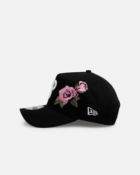 New Era Philadelphia Phillies 'Pink Rose Embroidery' 9FORTY A-Frame Snapback Black/Pink