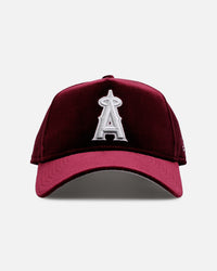 New Era Los Angeles Angels 'Velvet Dreams' 9FORTY A-Frame Snapback Burgundy
