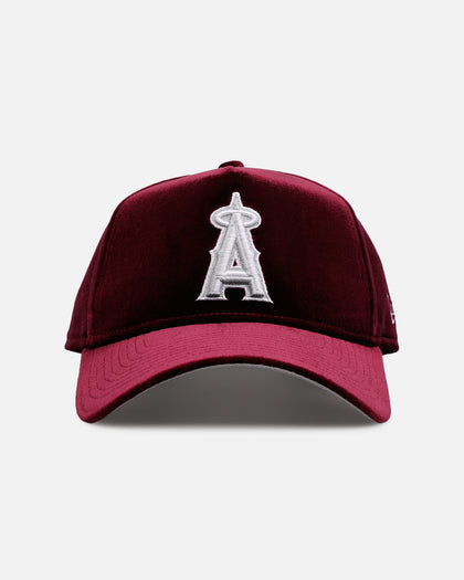 New Era Los Angeles Angels 'Velvet Dreams' 9FORTY A-Frame Snapback Burgundy